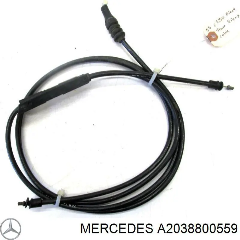 Трос відкриття капота, задній Mercedes A2038800559 ціна, від 42.59 USD