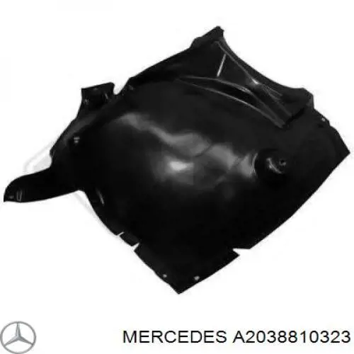 Купити A2038810323 Mercedes Підкрилок переднього крила, лівий передній