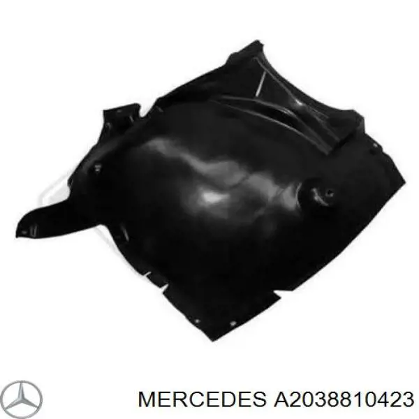 Купити A2038810423 Mercedes Підкрилок переднього крила, правий передній