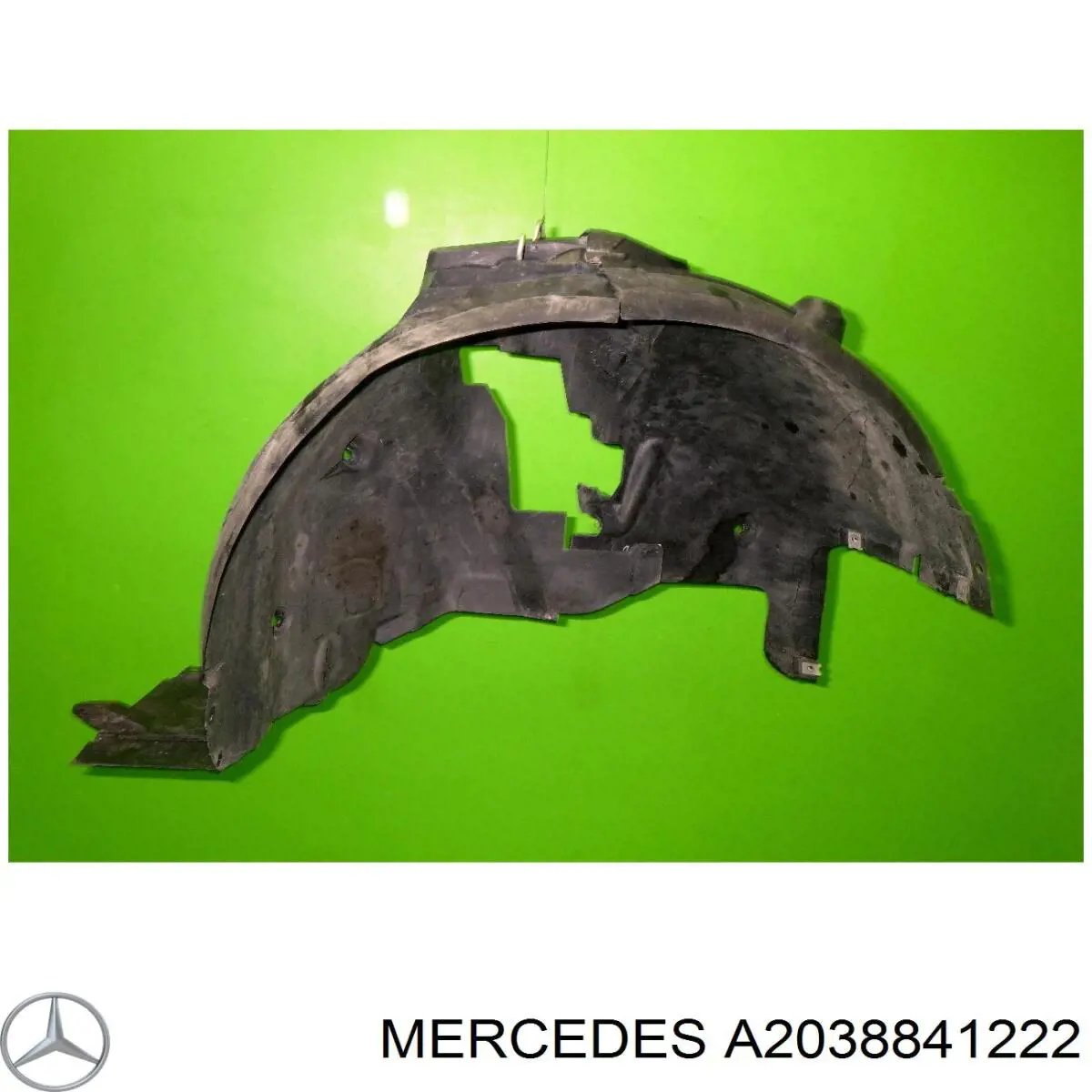 Підкрилок переднього крила, правий задній Mercedes A2038841222 ціна, від 11.40 USD