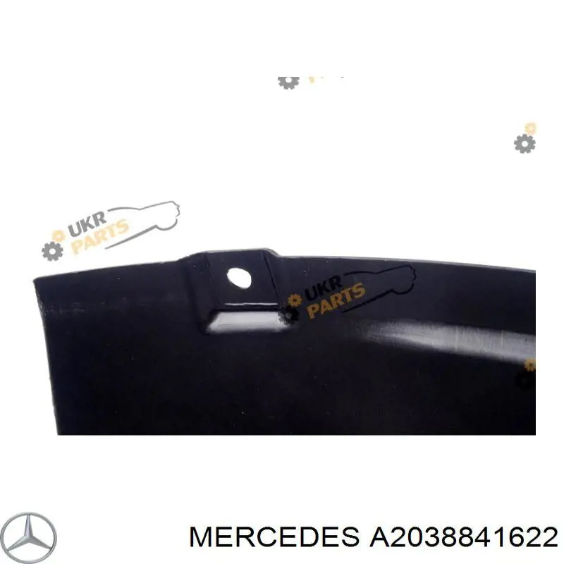 A2038841622 Mercedes Підкрилок переднього крила, правий передній