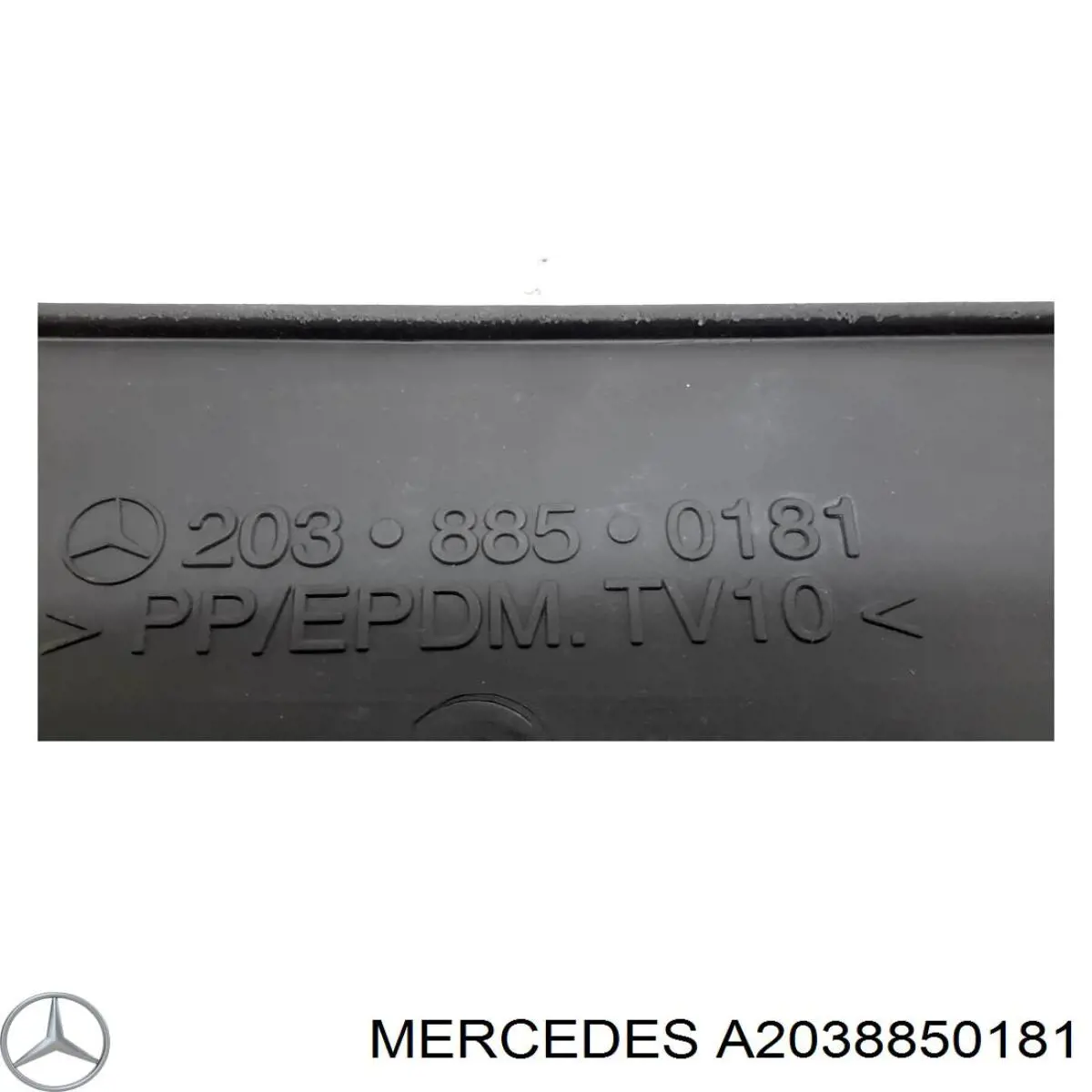 Кріплення переднього номера автомобіля Mercedes A2038850181 ціна, від 12.67 USD