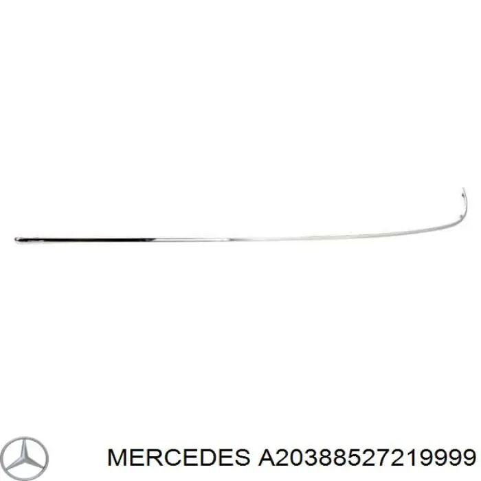 Накладка бампера заднього, ліва A20388527219999 Mercedes