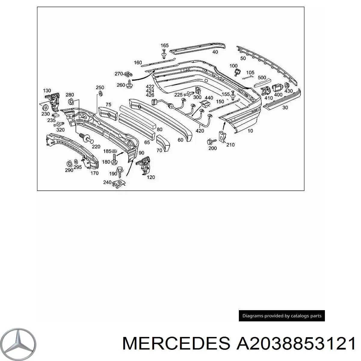 A2038853121 Mercedes 