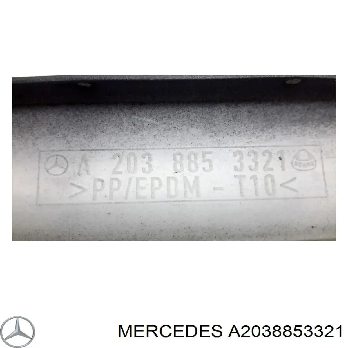 Спойлер заднього бампера A2038853321 Mercedes