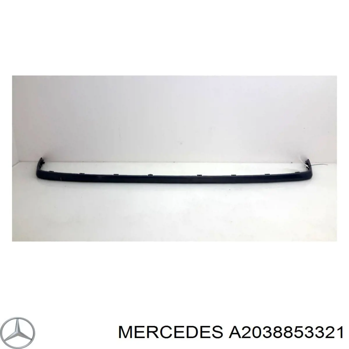 A2038853321 Mercedes Спідниця заднього бампера