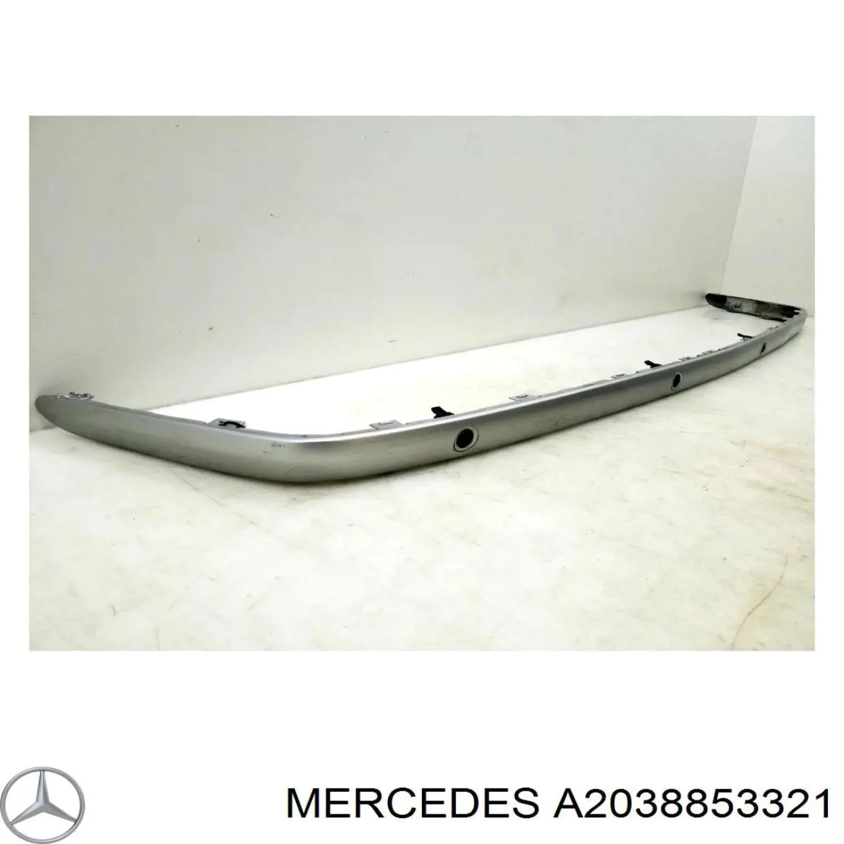 Спойлер заднього бампера Mercedes A2038853321 ціна, від 31.67 USD
