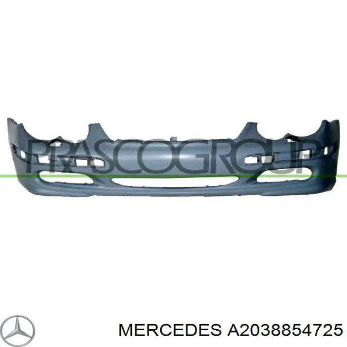 Передній бампер на Mercedes C CL203