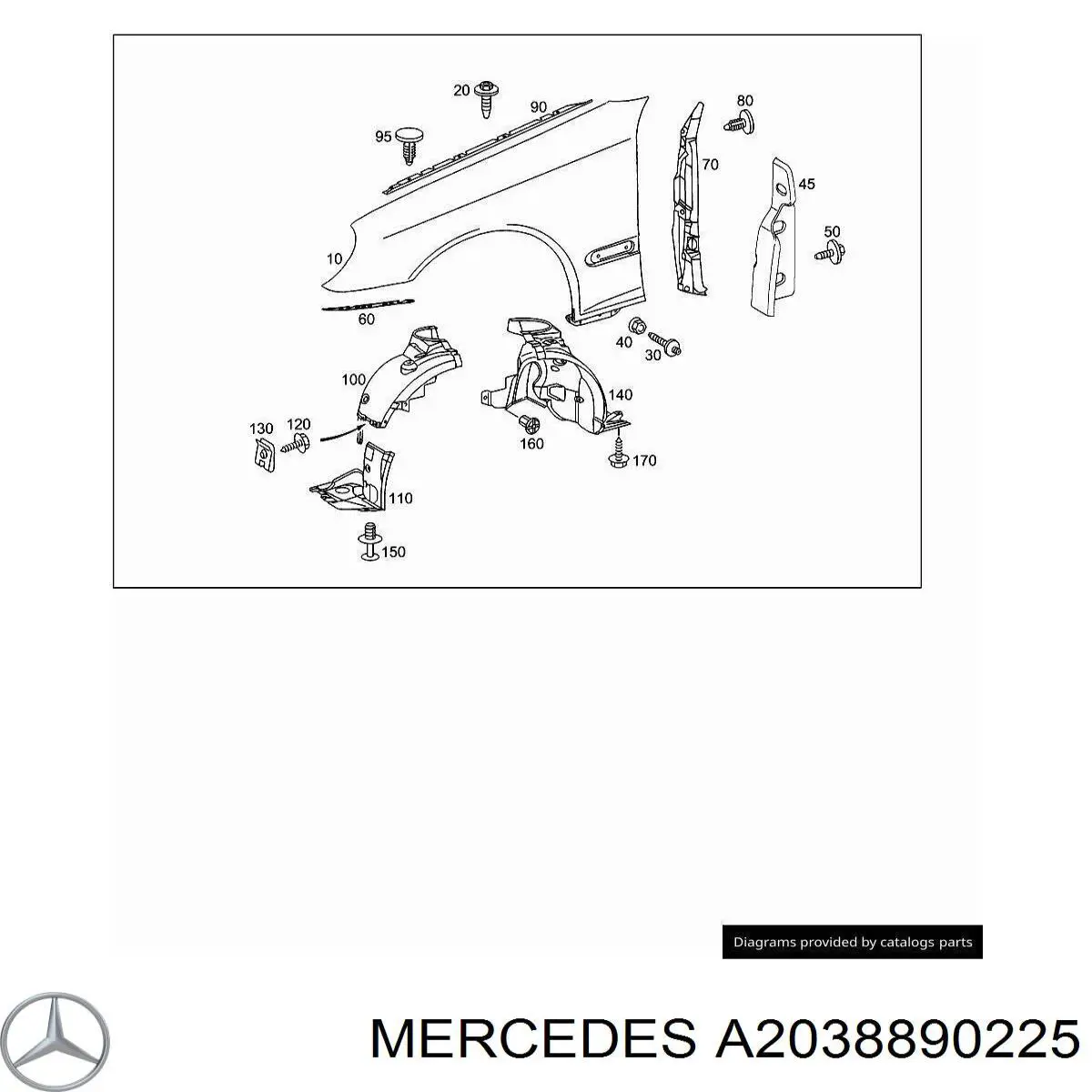 A2038890225 Mercedes 