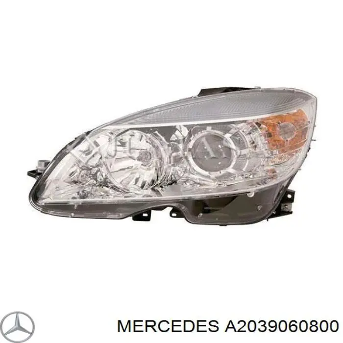 Основна фара - вставка Mercedes A2039060800 ціна, від 491.86 USD