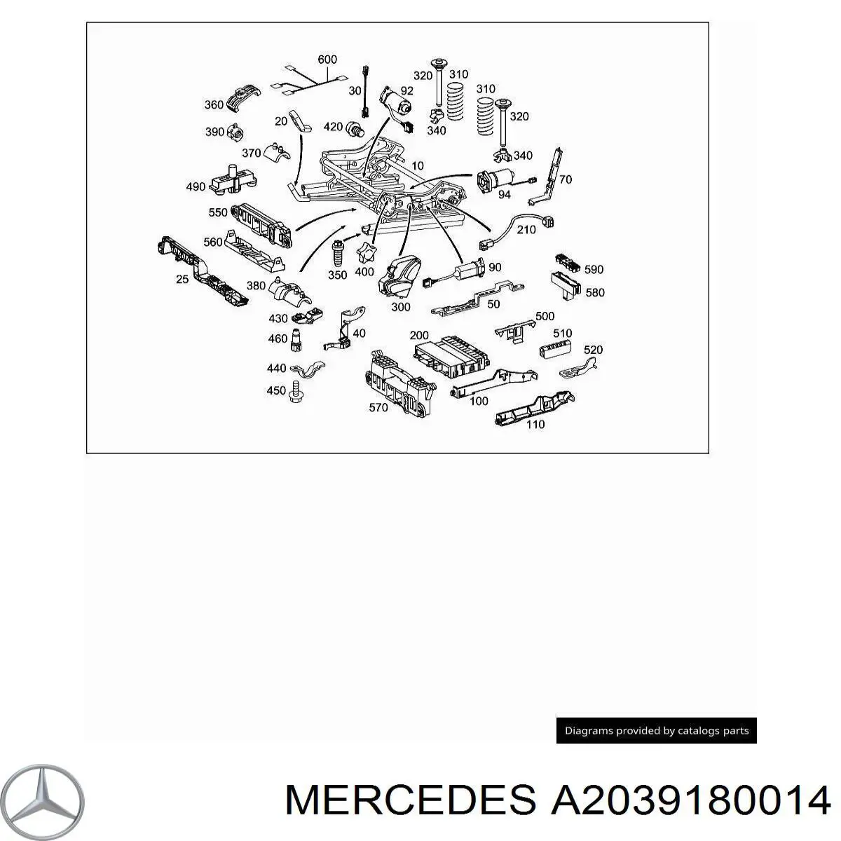  A2039180014 Mercedes