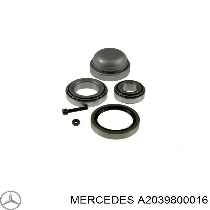 A2039800016 Mercedes Підшипник ступиці задньої