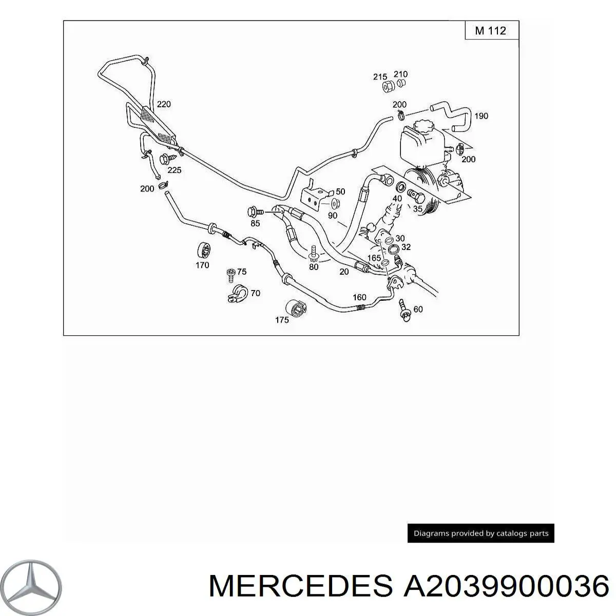  A2039900036 Mercedes