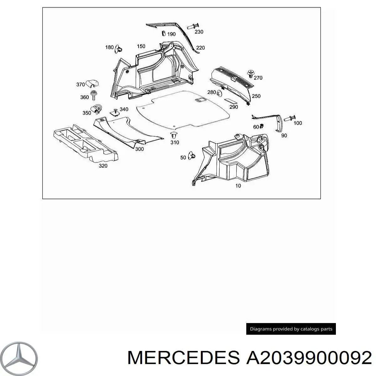 A2039900092 Mercedes 