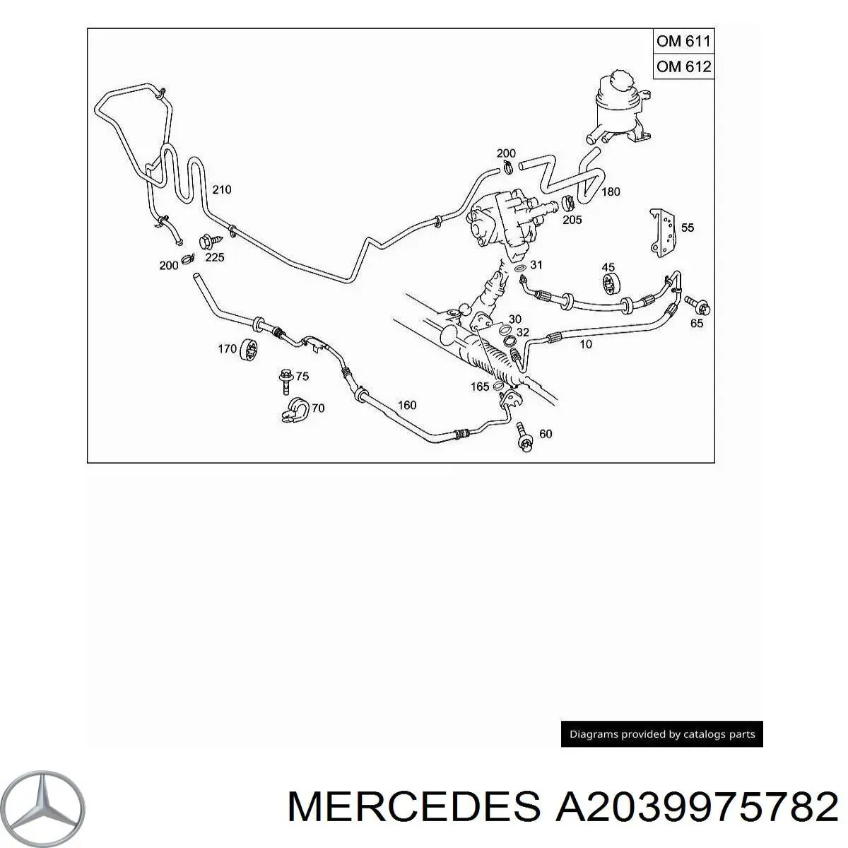 A2039975782 Mercedes 