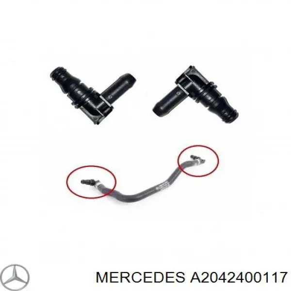 Подушка (опора) двигуна ліва/права A2042400117 Mercedes