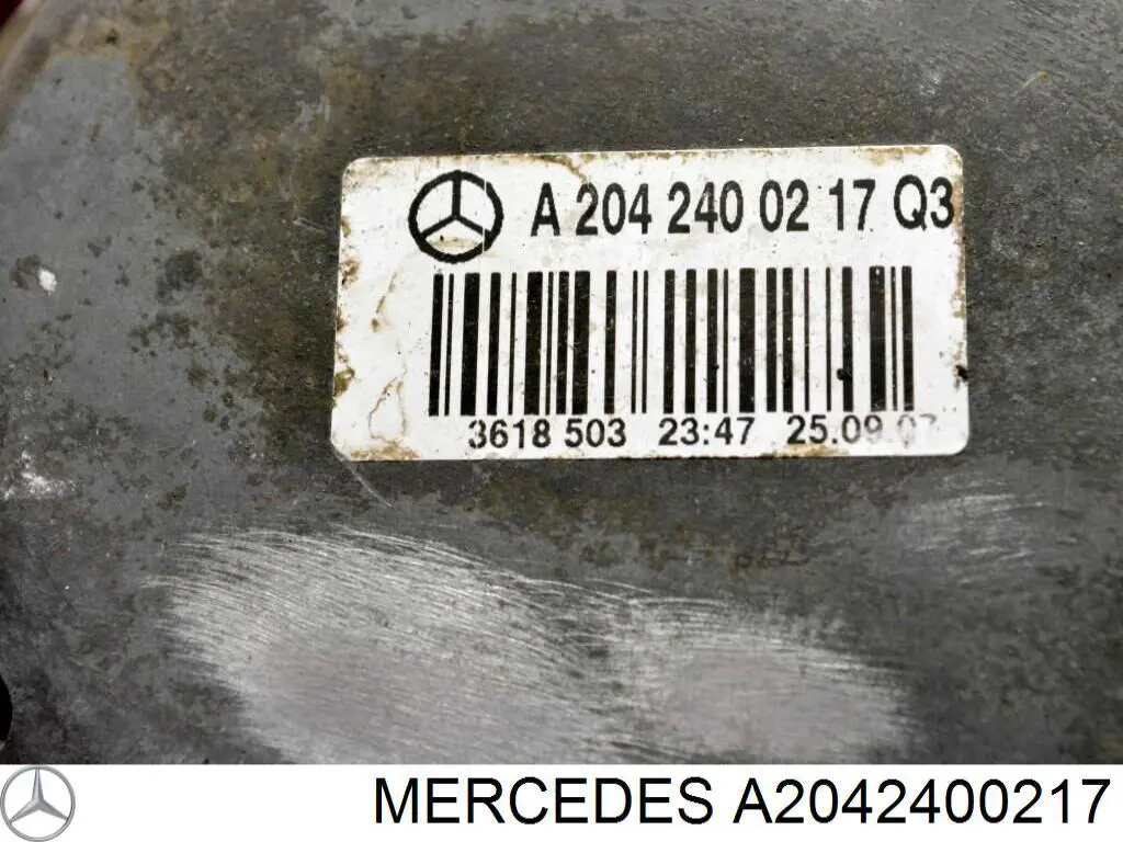 Подушка (опора) двигуна, ліва A2042400217 Mercedes
