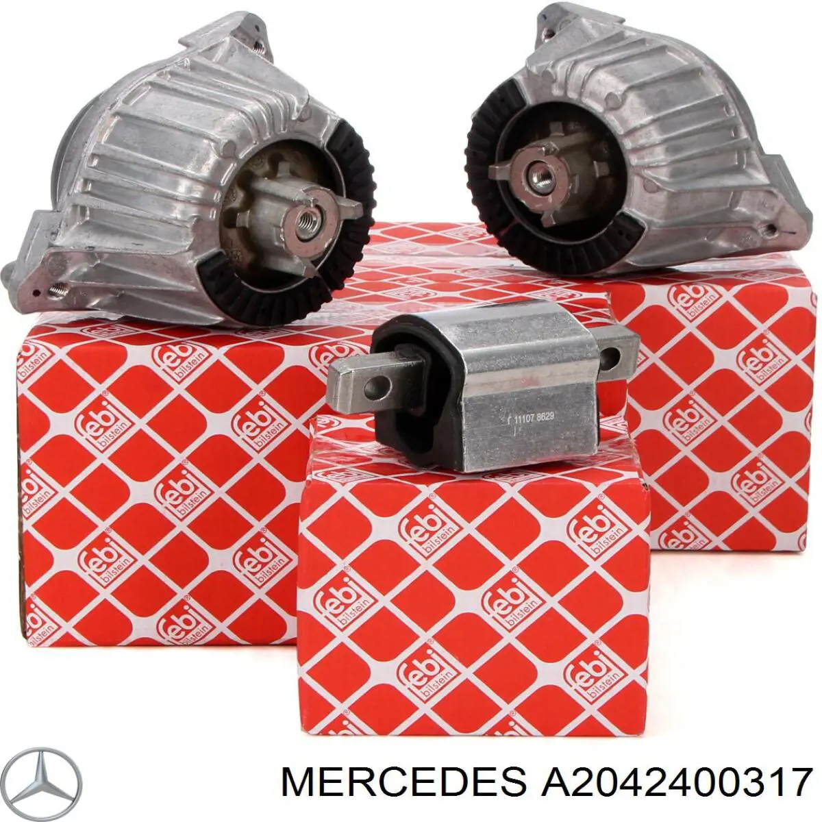 A2042400317 Mercedes подушка (опора двигуна, права)
