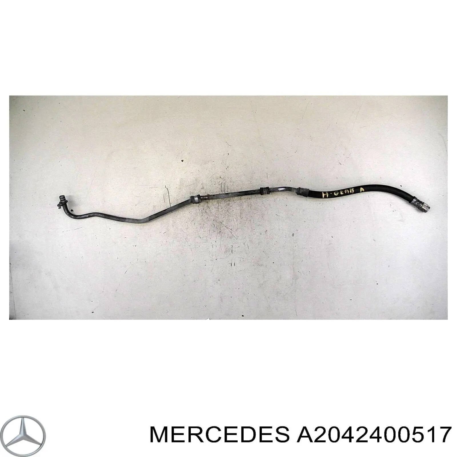 Подушка (опора) двигуна, права A2042400517 Mercedes