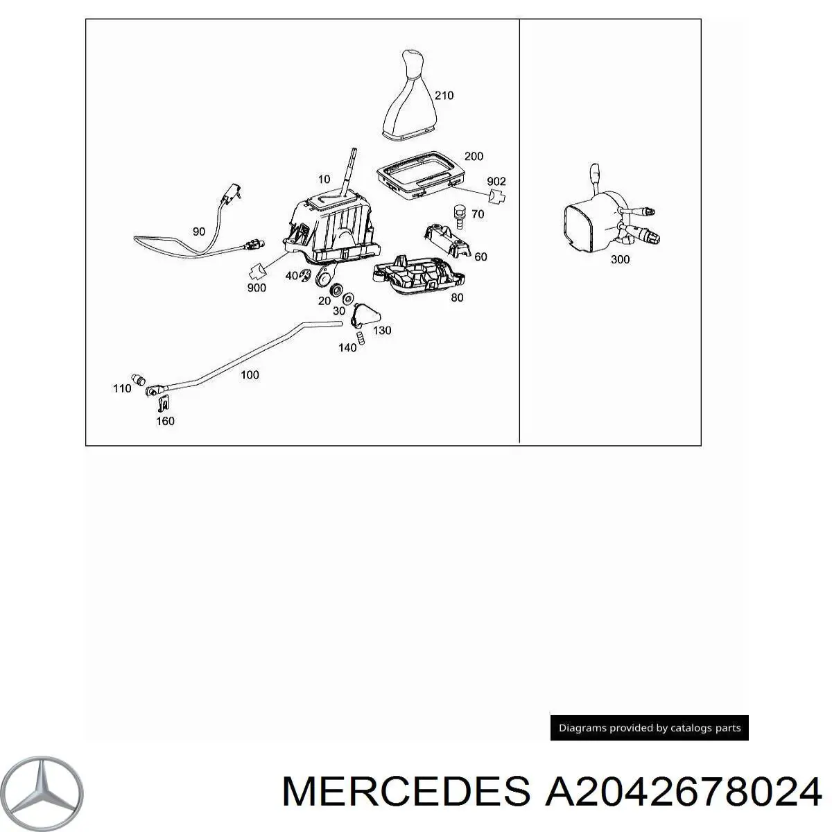 Механізм перемикання передач Mercedes A2042678024 ціна, від 127.11 USD