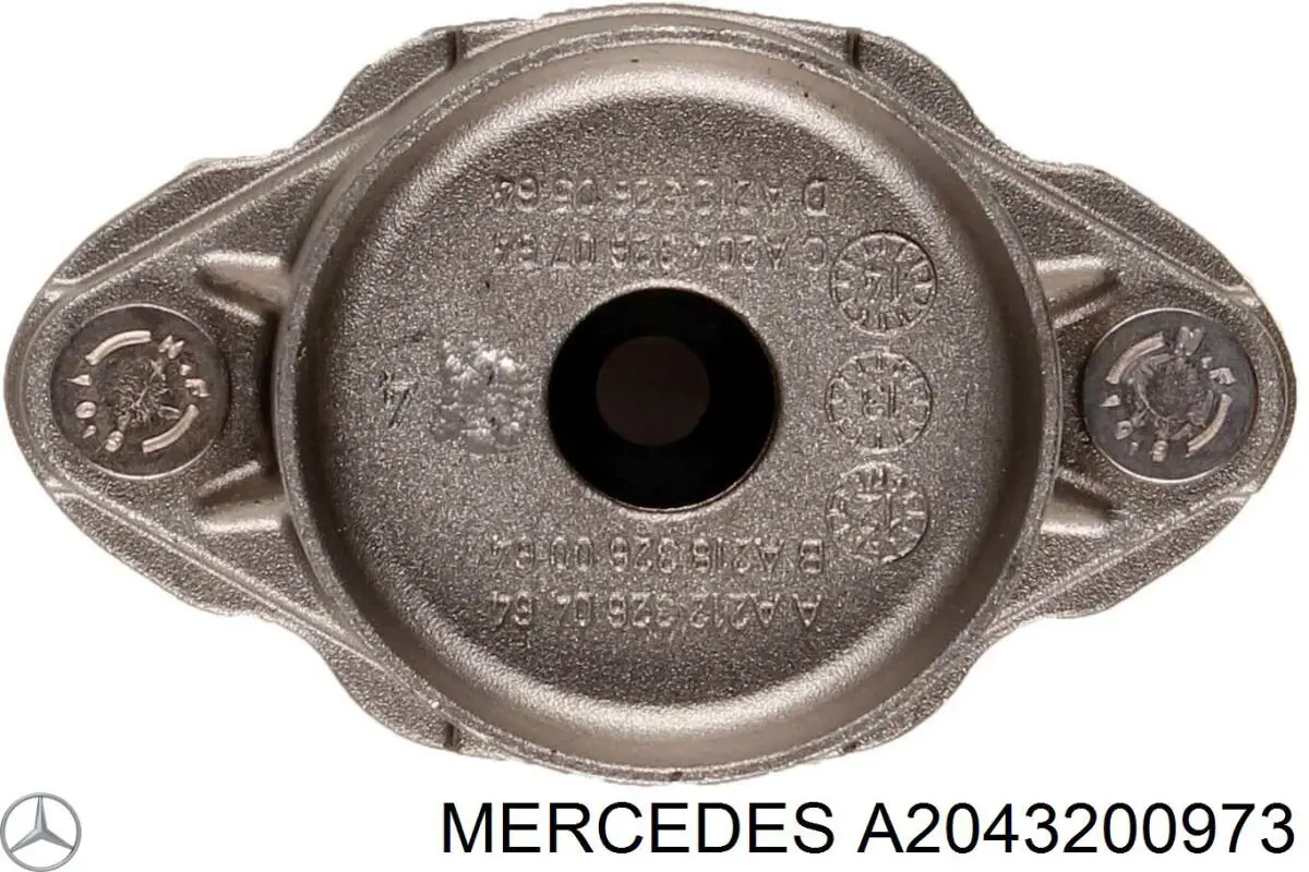 Опора амортизатора заднього A2043200973 Mercedes