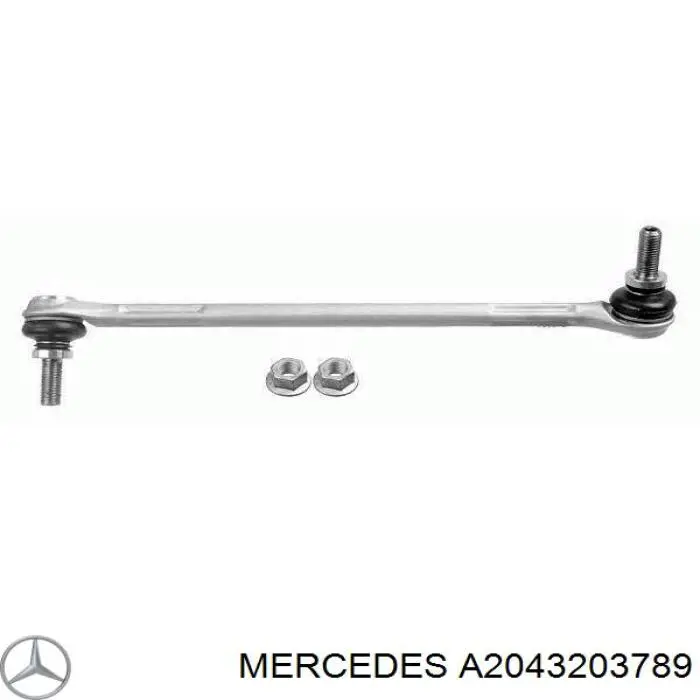 Стійка стабілізатора, переднього, ліва Mercedes A2043203789 ціна, від 11.49 USD