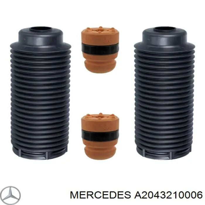 Буфер-відбійник амортизатора переднього Mercedes A2043210006 ціна, від 13.22 USD