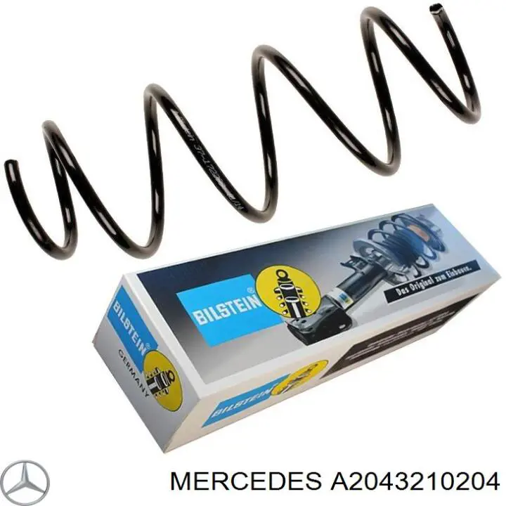 A2043210204 Mercedes пружина передня