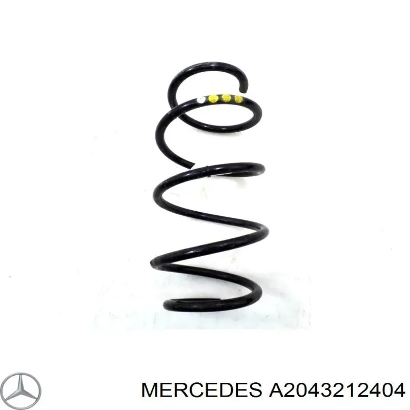 A2043211304 Mercedes Пружина амортизатора передняя