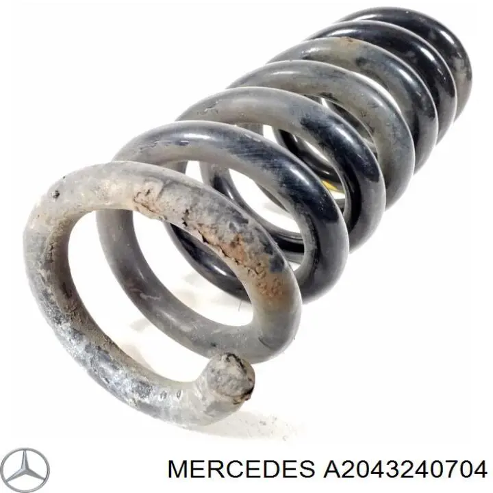 A2043240704 Mercedes Пружина підвіски задня