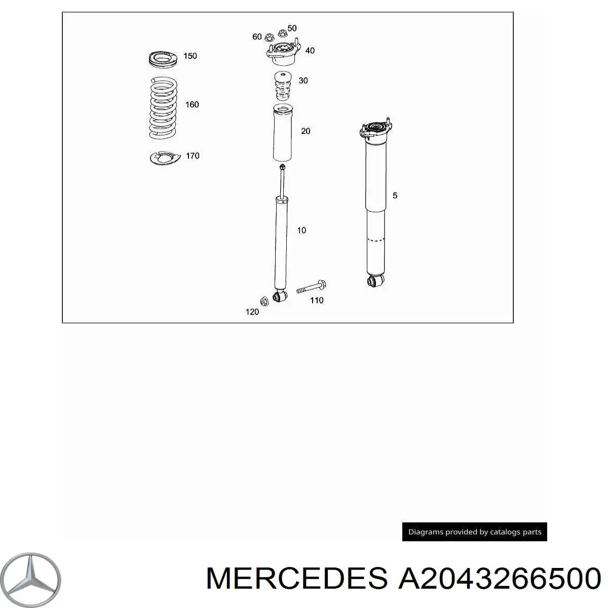 A2043266500 Mercedes 