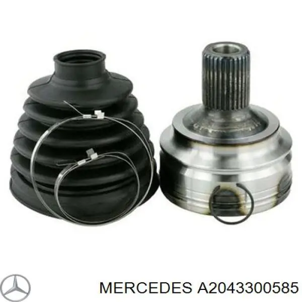A2043300585 Mercedes пильник шруса зовнішній, передній піввісі