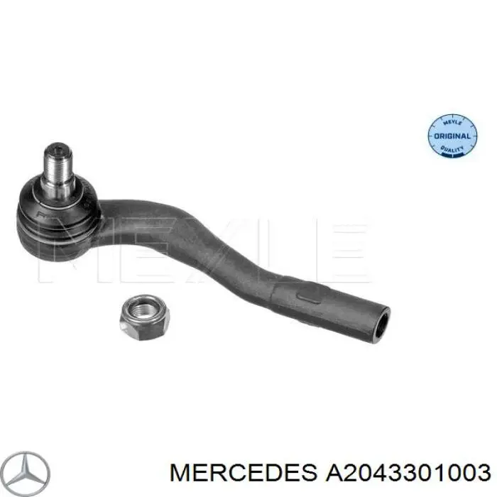 Наконечник рульовий Mercedes A2043301003 ціна, від 12.67 USD