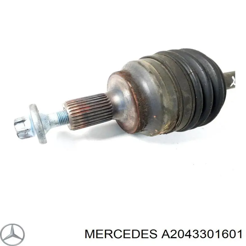 Піввісь передня, права Mercedes A2043301600 ціна, від 115.38 USD