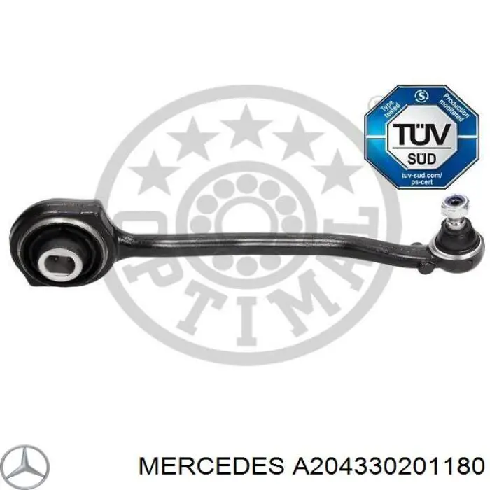 Купити A204330201180 Mercedes Важіль передньої підвіски нижній, правий