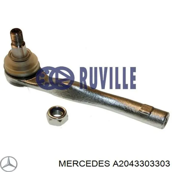 Наконечник рульовий Mercedes A2043303303 ціна, від 24.77 USD