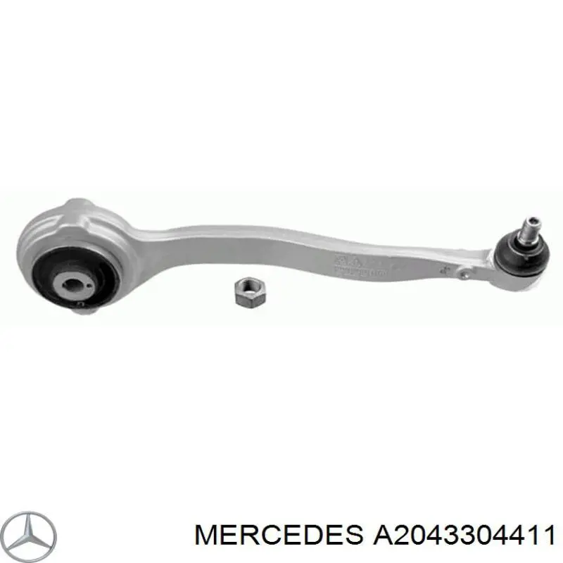 Важіль передньої підвіски верхній, правий Mercedes A2043304411 ціна, від 32.94 USD
