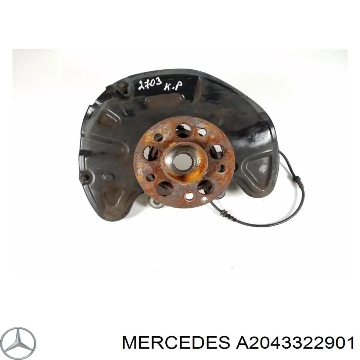 Купити A2043322901 Mercedes Цапфа - поворотний кулак передній, лівий