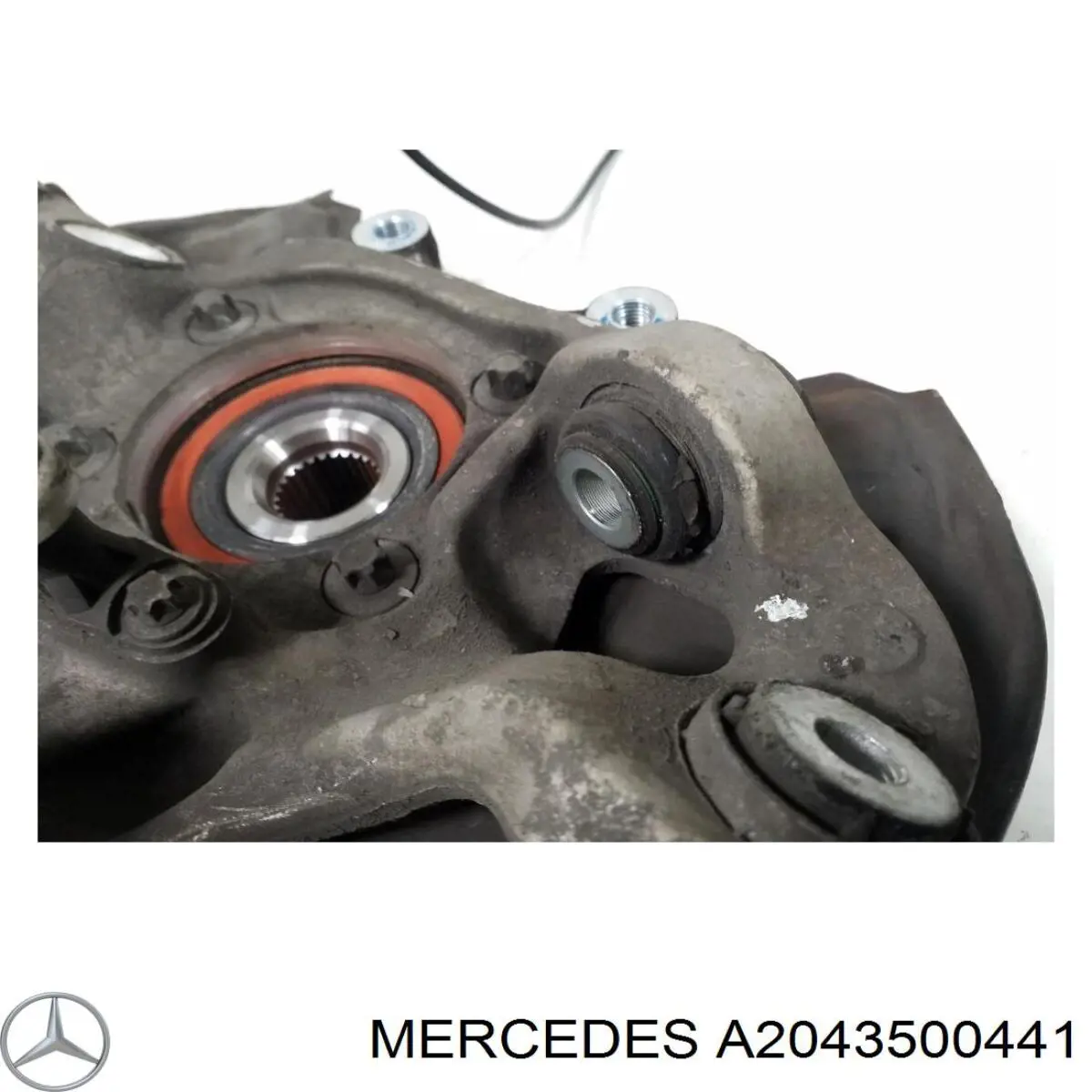 Цапфа - поворотний кулак задній, правий A2043500441 Mercedes