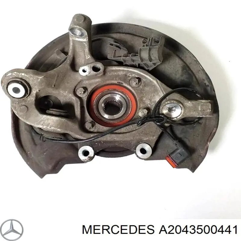 Купити A2043500441 Mercedes Цапфа - поворотний кулак задній, правий