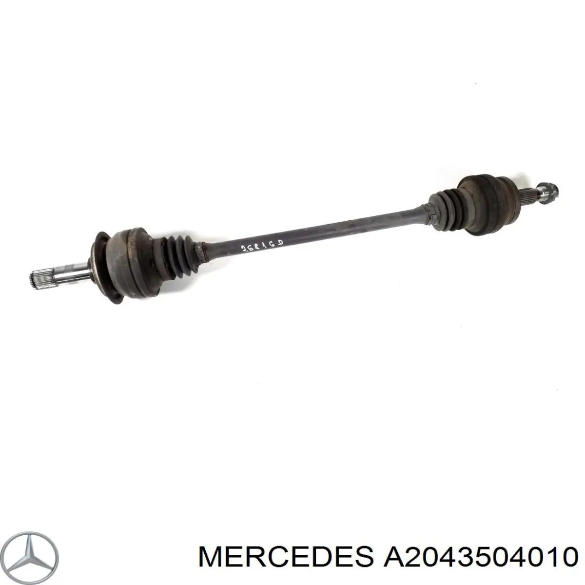 A2043504010 Mercedes Піввісь задня, ліва