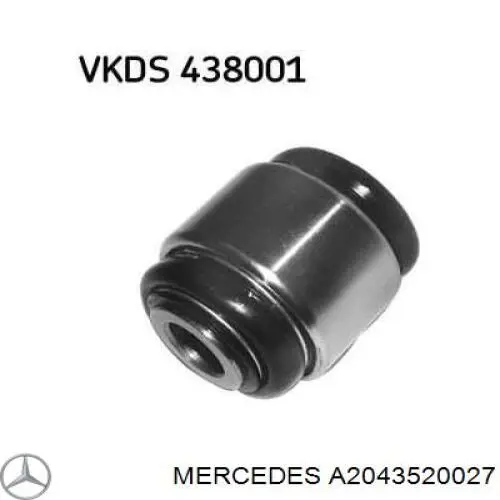 Сайлентблок цапфи задньої Mercedes A2043520027 ціна, від 19.05 USD