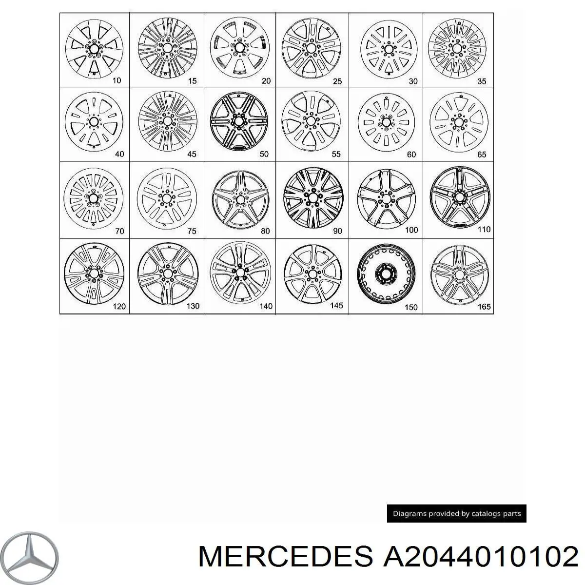 A2044010102 Mercedes 