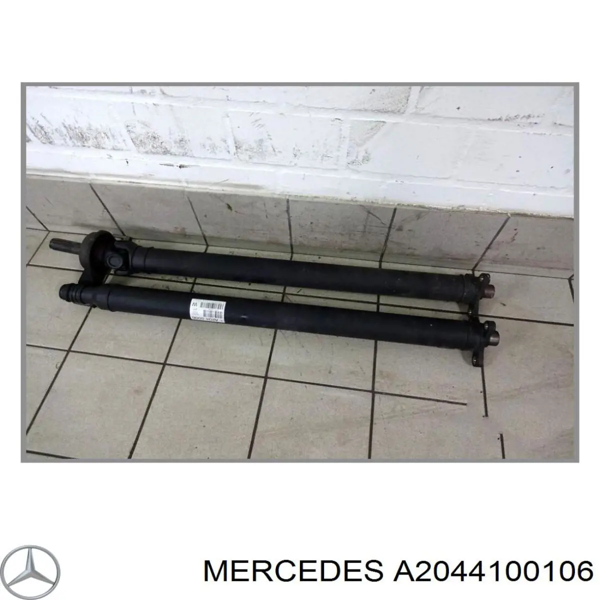 Вал карданний задній, у зборі Mercedes A2044100106 ціна, від 126.70 USD