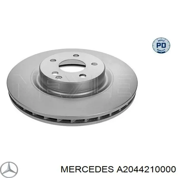 A2044210000 Mercedes Гальмо дискове переднє