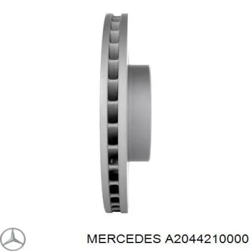 Диск переднього гальма Mercedes A2044210000 ціна, від 72.64 USD