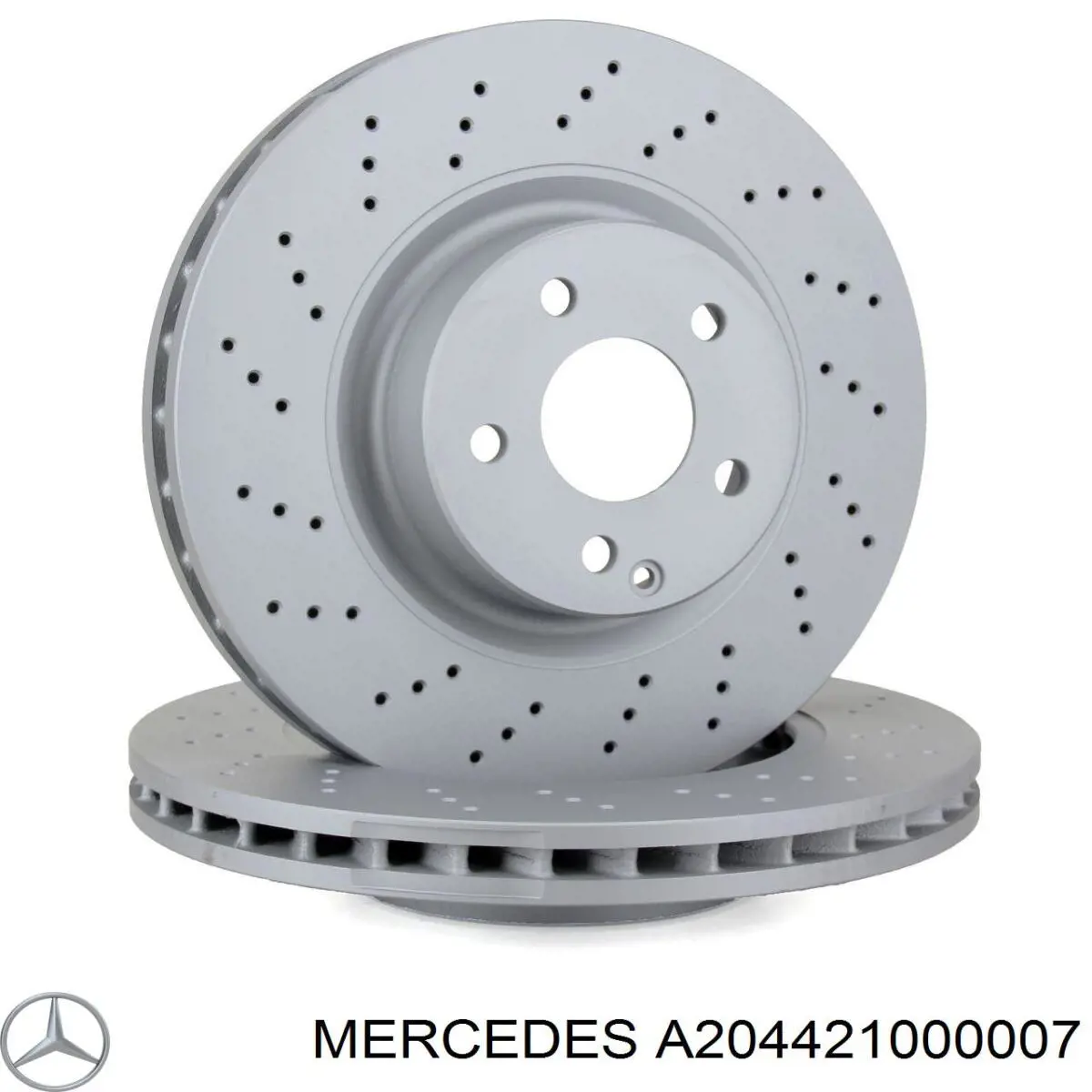 A204421000007 Mercedes Гальмо дискове переднє