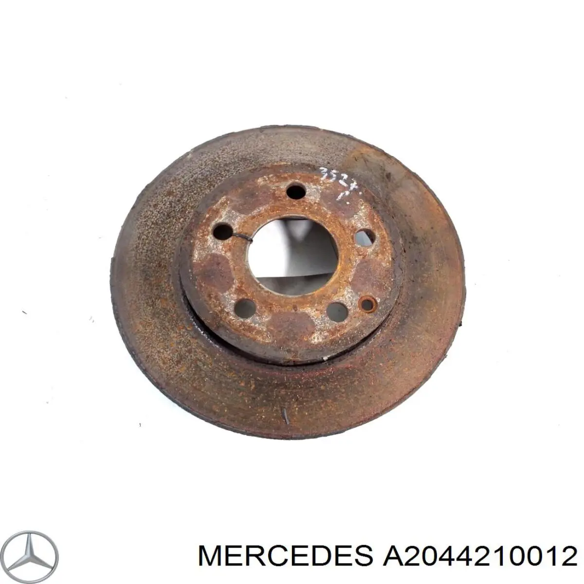 Диск переднього гальма Mercedes A2044210012 ціна, від 41.30 USD