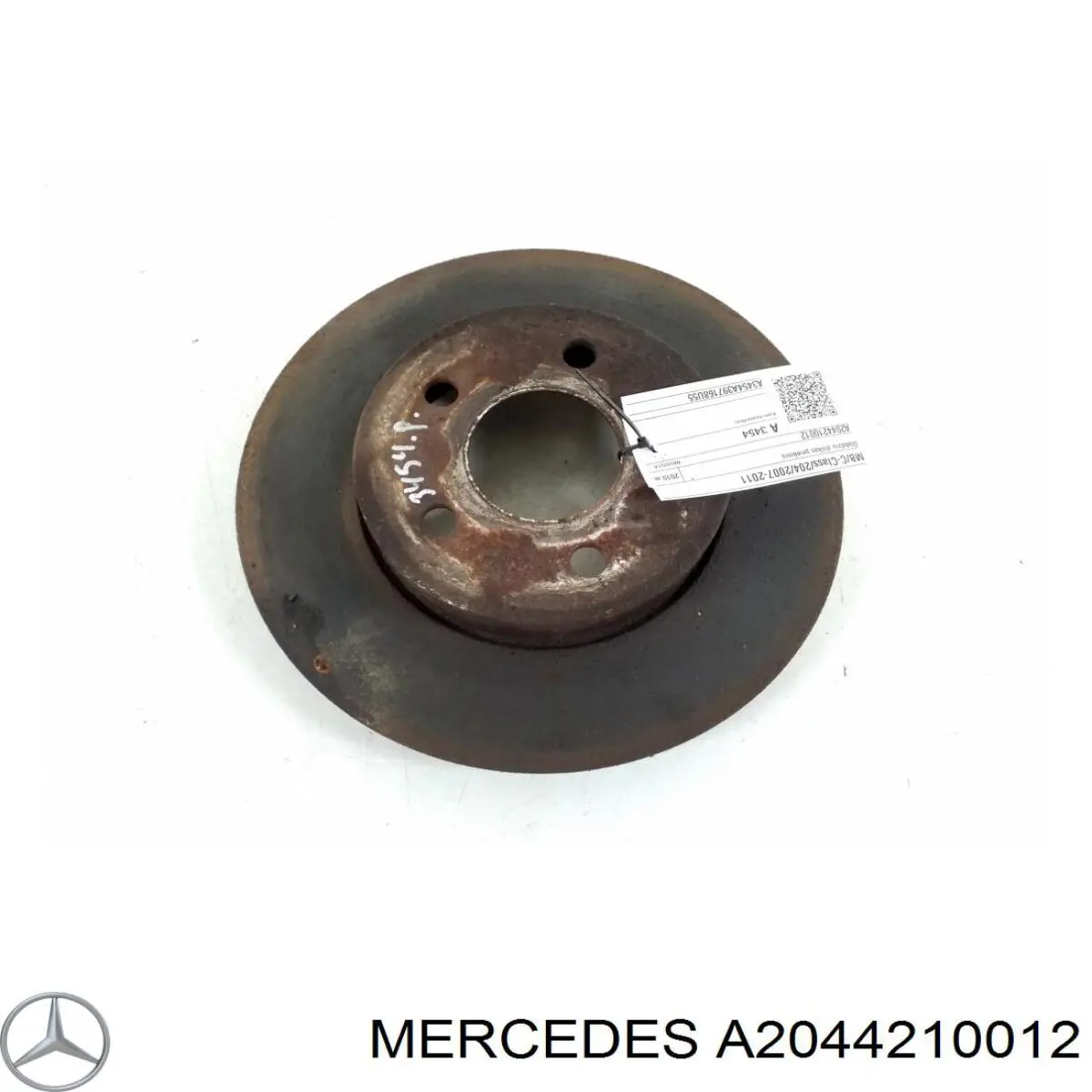Гальмівні диски передні A2044210012 Mercedes