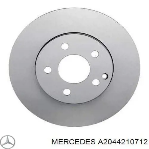 Купити A2044210712 Mercedes Ротор гальмівний
